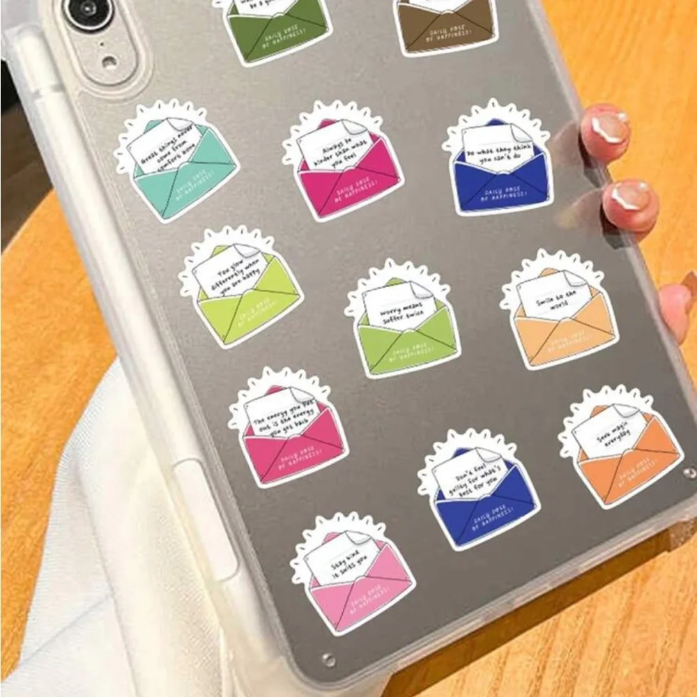 Colorful NIP Motivational Envelope Stickers (50 pieces)